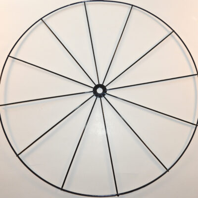 Bicycle Wheel Wreath