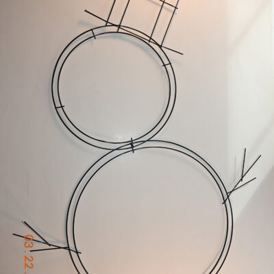 Snowman Wreath